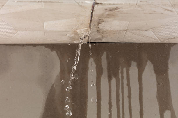 Professional Burst Pipe Cleanup technician working in Ramer, TN